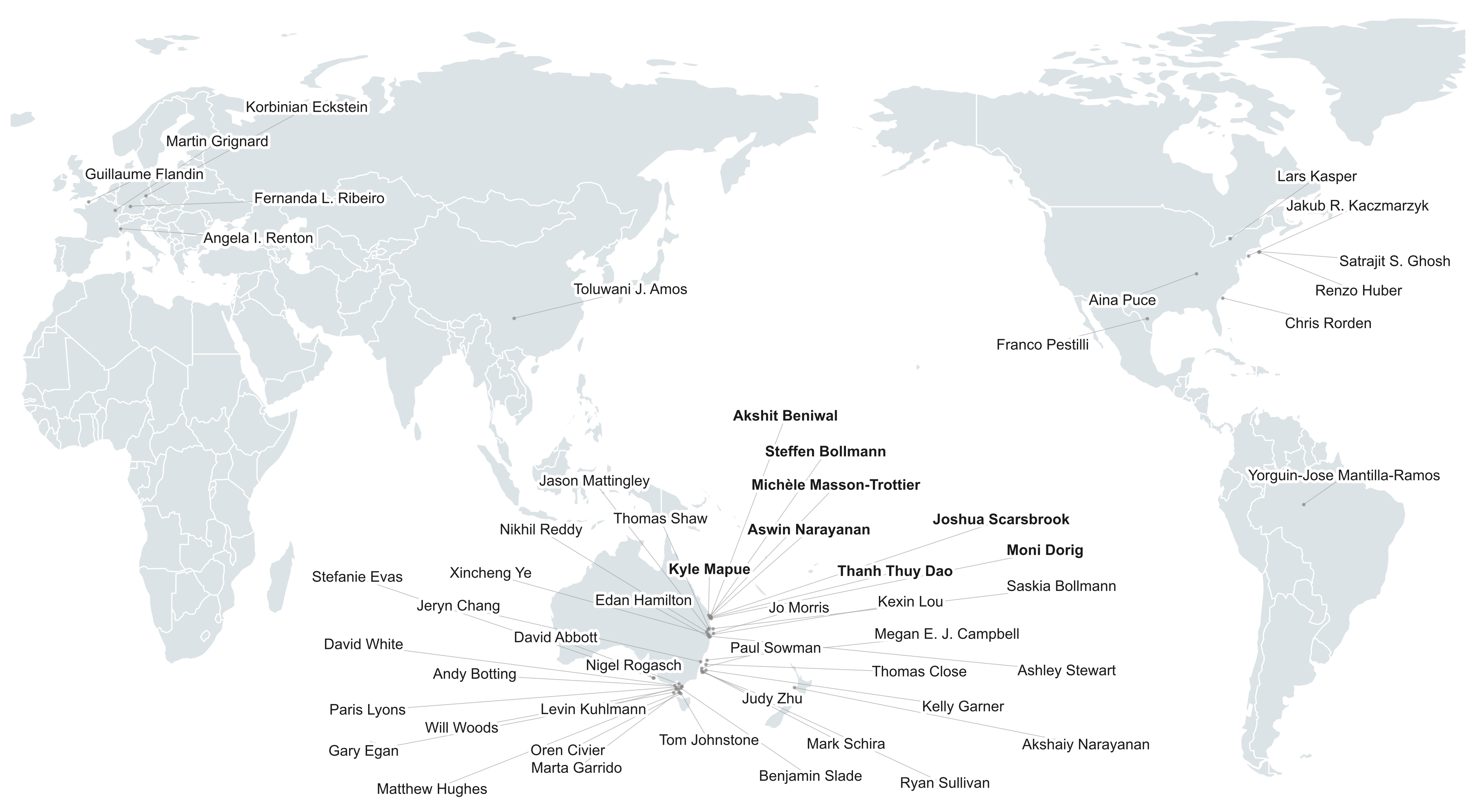 Contributor Map